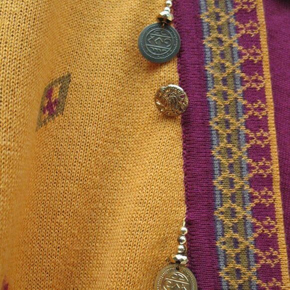 NWT Vintage 80's Knit Top Sweater - Picture 5 of 8